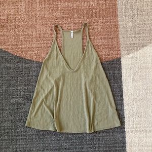 Sage Green Free People Tank Top